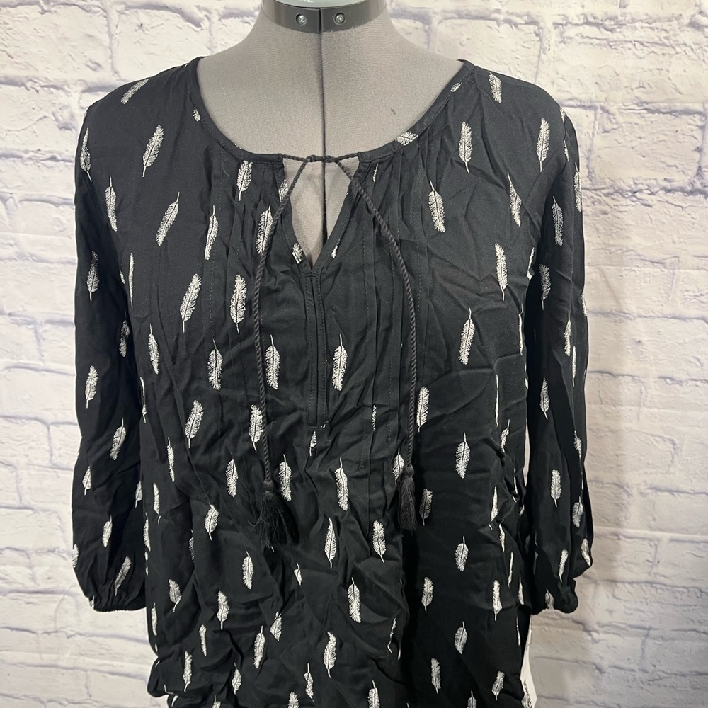 NWT Sonoma Black and white XXL Top